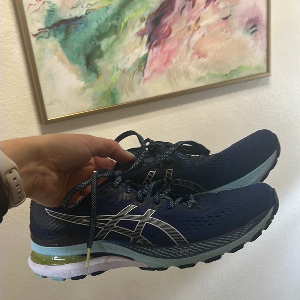 ASICS Navy Running Shoes